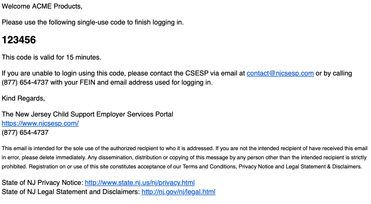Email message
